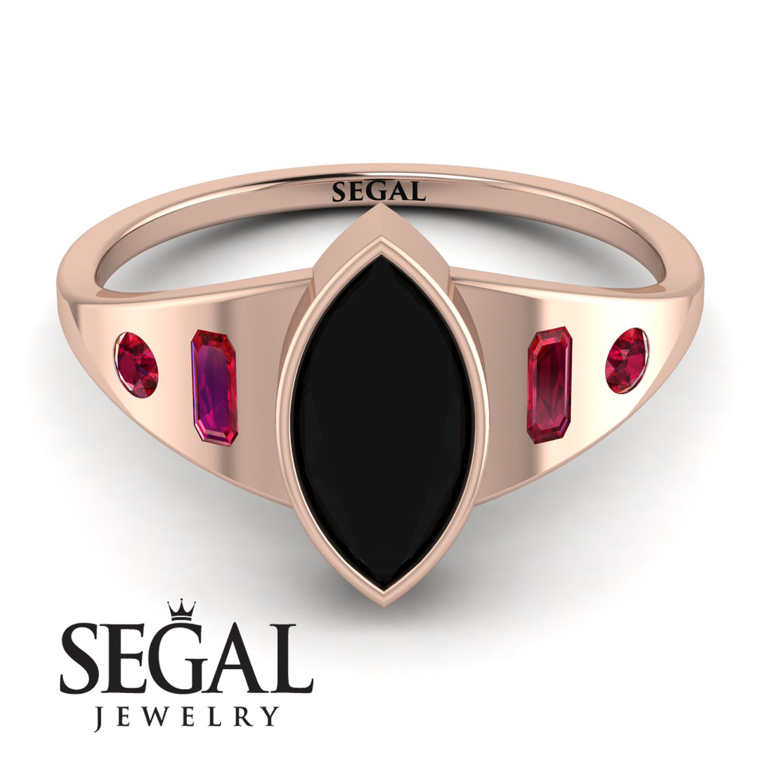 Marquise Bezel Diamond Ring - Juliana No. 53